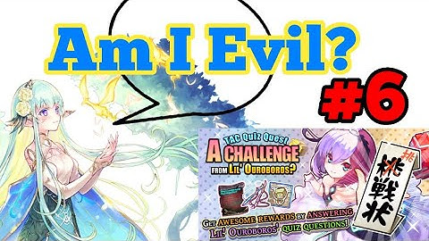 TAC Quiz Quest! #6 || The Alchemist Code GL