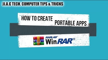 How To Create Portable Apps In WinRAR