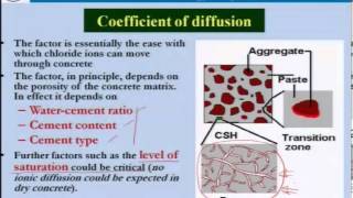 ⁣Mod-01 Lec-27 Chloride penetration in concrete