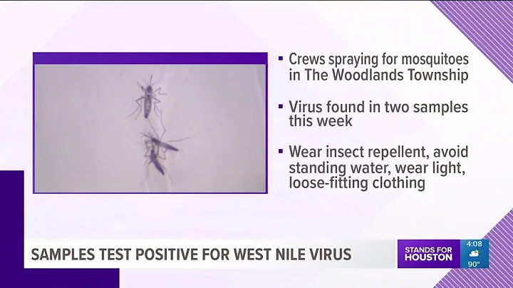 Samples test positive for West Nile Virus in Montgomery County