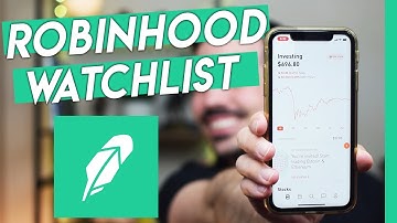 How To Add Stocks To A Watchlist On Robinhood