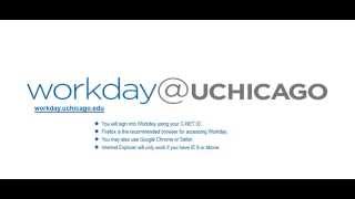 Workday@UChicago - Updating Personal Information
