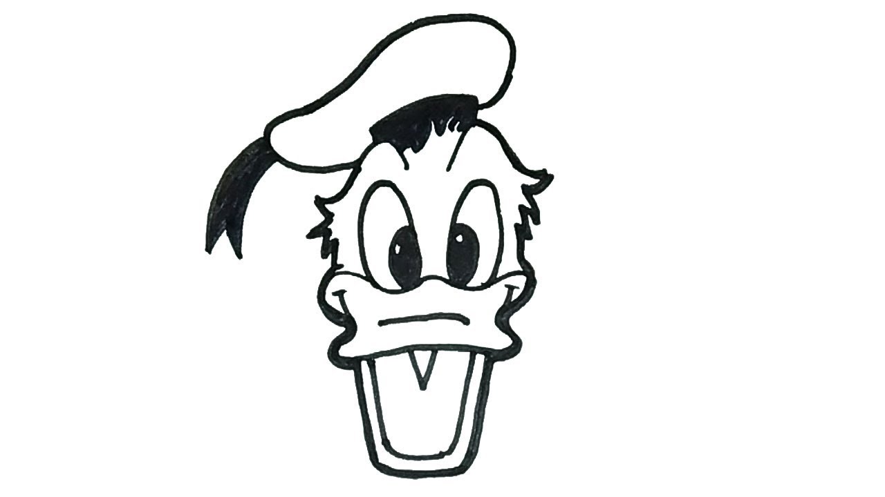 How to Draw Donald Duck Cartoon characters Drawing ... 