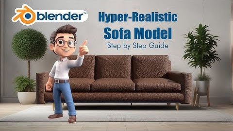 Blender 3D Sofa or Couch Tutorial: Cloth Physics for Realistic Animation & Rendering