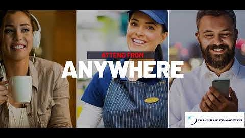 Virtual Trade show services True Blue Connected Promo Video