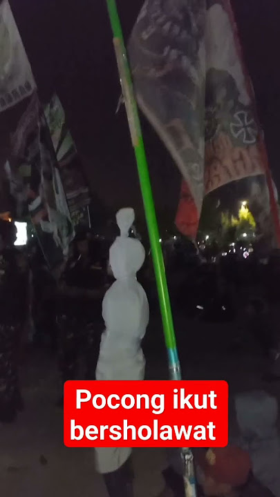 pocong ikut bersholawat #sholawat #syekhermania #sholawatan #pocong