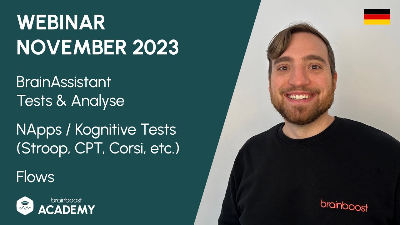 brainboost Webinar NOV 2023 - BrainAssistant kognitive Tests & Analyse ...