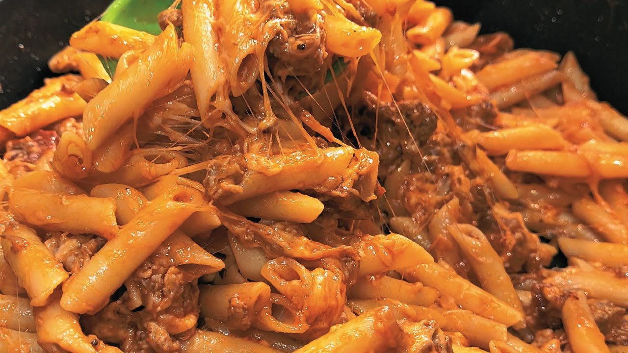 Receta fácil de Macarrones con Carne Picada y Chorizo😋😍 | ¡Sabor Casero Exquisito!