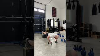 Altas Push Up ISO (feet elevated if too easy)