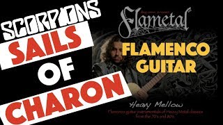 Video thumbnail of "SAILS OF CHARON - ACOUSTIC FLAMENCO GUITAR - Ben Woods Flametal - Heavy Mellow"