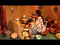 Soft idli with idli sambar  2 chutneys  best combination village recipes  the traditional life
