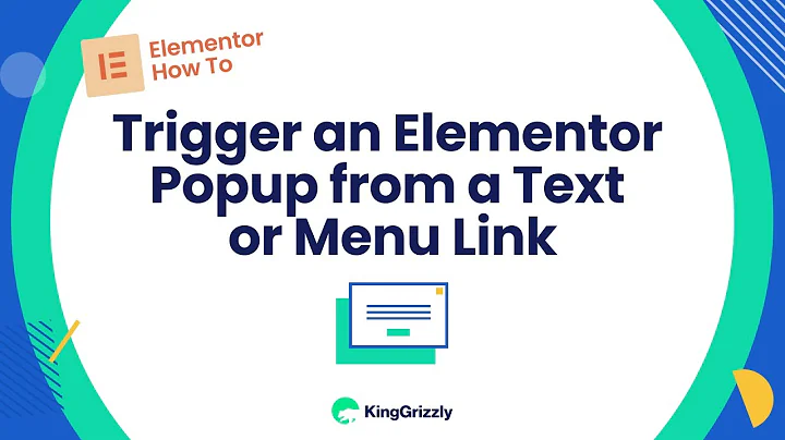 How to Trigger an Elementor Pop Up from a Menu Text Link