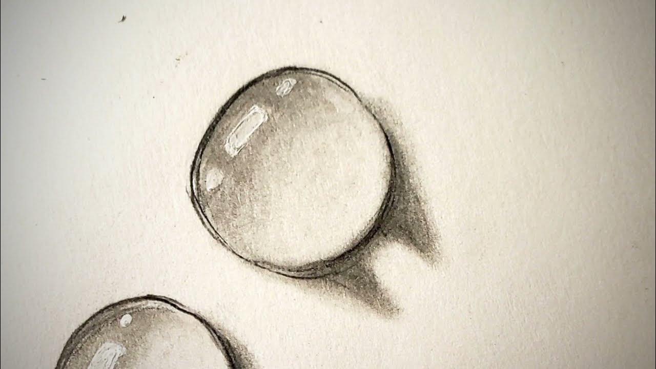 How to Draw Realistic Water Drop Step by Step/ Basic & Simple YouTube