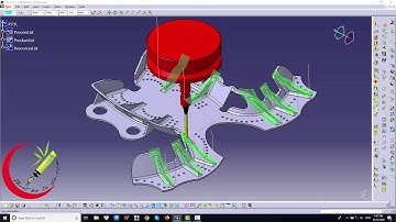 5 AXIS AEROSPACE SIMULATION G CODE BY VERICUT