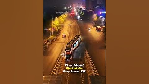 😯😯 Train without Tracks! China’s intelligent rail transit!Intelligent Rail Transit (IRT)
