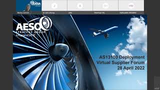 AESQ Virtual Supplier Forum April 28 - AS13100 Deployment