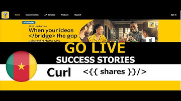 MTN API INTEGRATION SUCCESS STORIES Brother Curl from Cameroon WENT LIVE