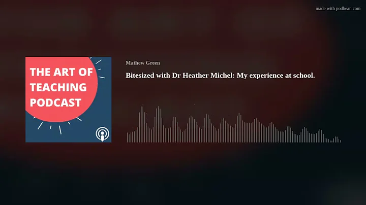 Bitesized with Dr Heather Michel: My experience at...