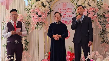 LỜI PHÁT BIỂU CỦA BÁC ĐẠI DIỆN HỌ NHÀ TRAI XIN DÂU CHUẨN MỰC SÚC TÍCH 