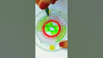 Deeply Satisfying ASMR Sounds | Tranquil Spirograph Patterns for Calm! #art #shorts #spirograph