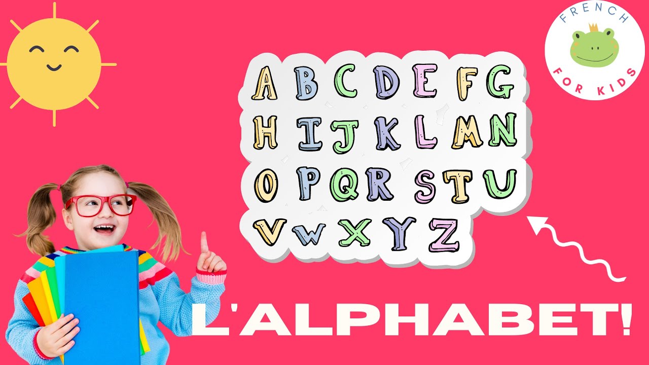 Français facile pour débutant - abécédaire lettres de l'alphabet