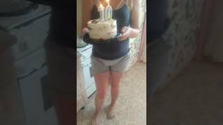 Вынос торта на Темкин день рождения