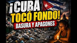 ¡COLAPSO TOTAL EN CUBA! Basura por todas partes y apagones sin fin, el panorama de un país hundido