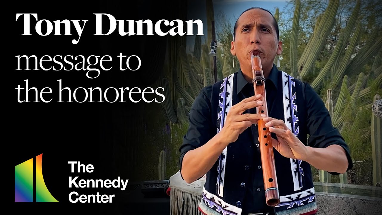 Tony Duncan Performs Flute Blessing For The 44th Kennedy Center Honors 