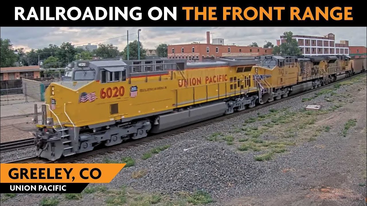 Greeley, Colorado, USA | LIVE Train Camera (Fixed View - South)