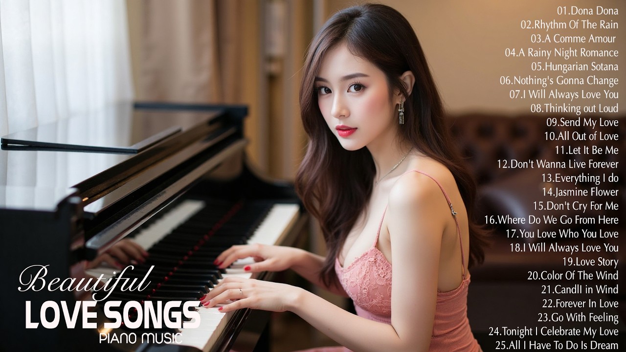 30 Most Beautiful Romantic Piano Love Songs Instrumental - Relaxing ...