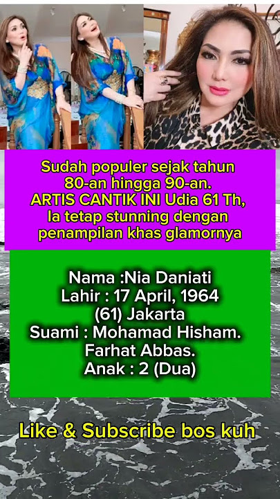 Sudah populer sejak tahun 80-an hingga 90-an. ARTIS CANTIK INI 61 Th, la tap penampilan khas glamor