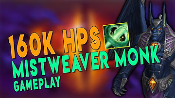 Mythic Maut - MISTWEAVER MONK 160k HPS | Upwelling Build - WoW BfA 8.3