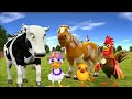 El Pollito pío 3d | El toro se congela jugando en el juegodel Toro y el Tractor 3D