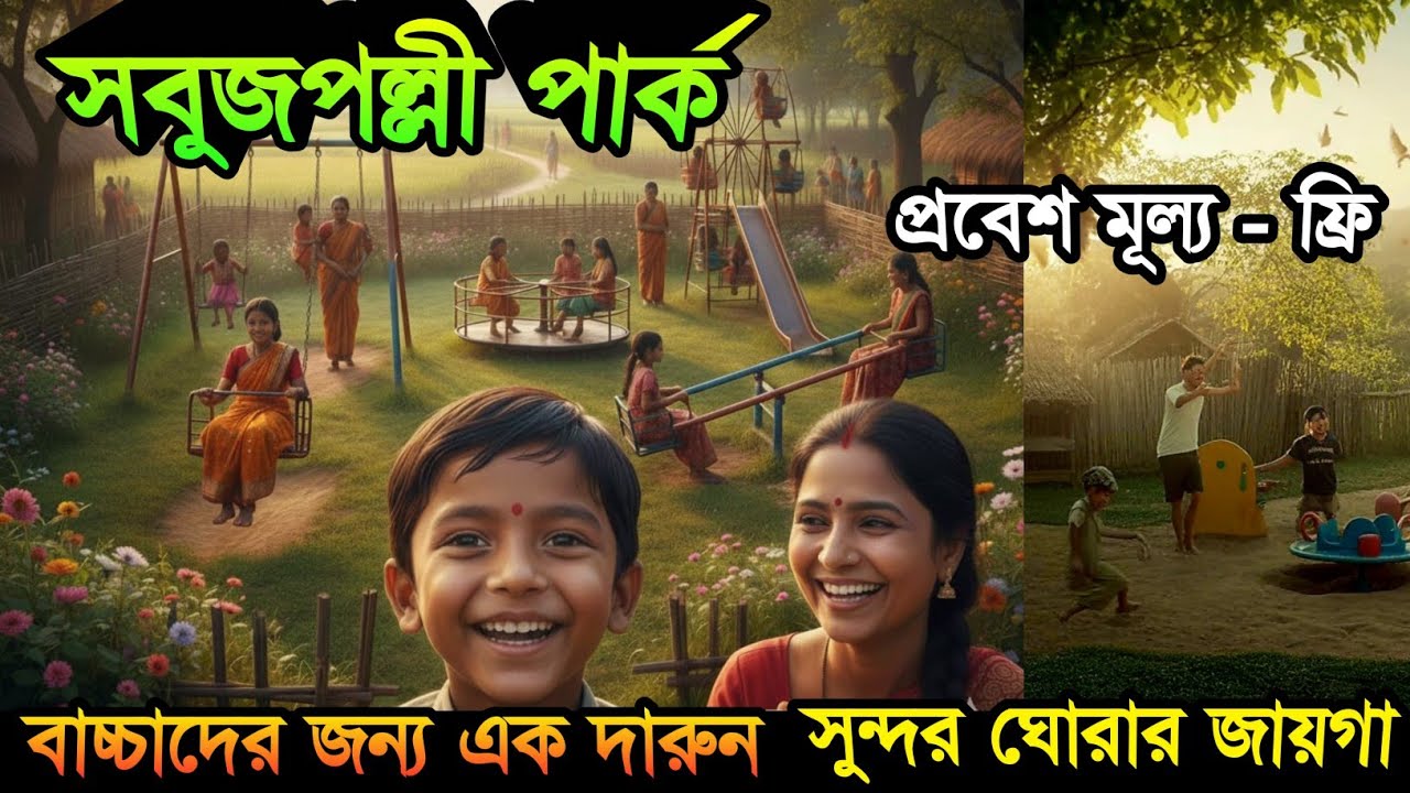 সম্পূর্ণ ফ্রীতে সবুজে ঘেরা এক অসাধারণ সুন্দর পার্ক 😍 | sabujpalli park