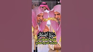 سورة التكاثر || تلاوة خاشعة من محراب المسجد الحرام لمعالي فضيلة الشيخ د. صالح بن حميد
