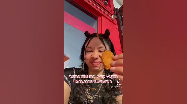 Sooo apparently Vegan McDonalds is better than the original 😱 #foodie #vegan #vlog