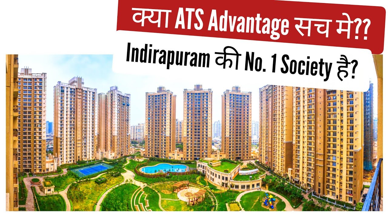 Ats advantage society flat indirapuran ghaziabad | 3bhk society flat indirapuran | high rise society