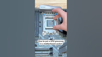 GPU processor in a motherboard socket?!