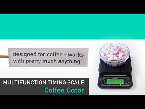 Coffee Gator Multifunction Digital Scales - Because incredible coffee is about the detail