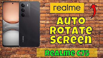 Realme C75 Auto Rotate Screen || How to use auto rotate || Auto rotate screen settings #realme