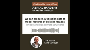 Advantages of Land Surveying & Mapping with Drones Audiogram Presented by Ted Jansen