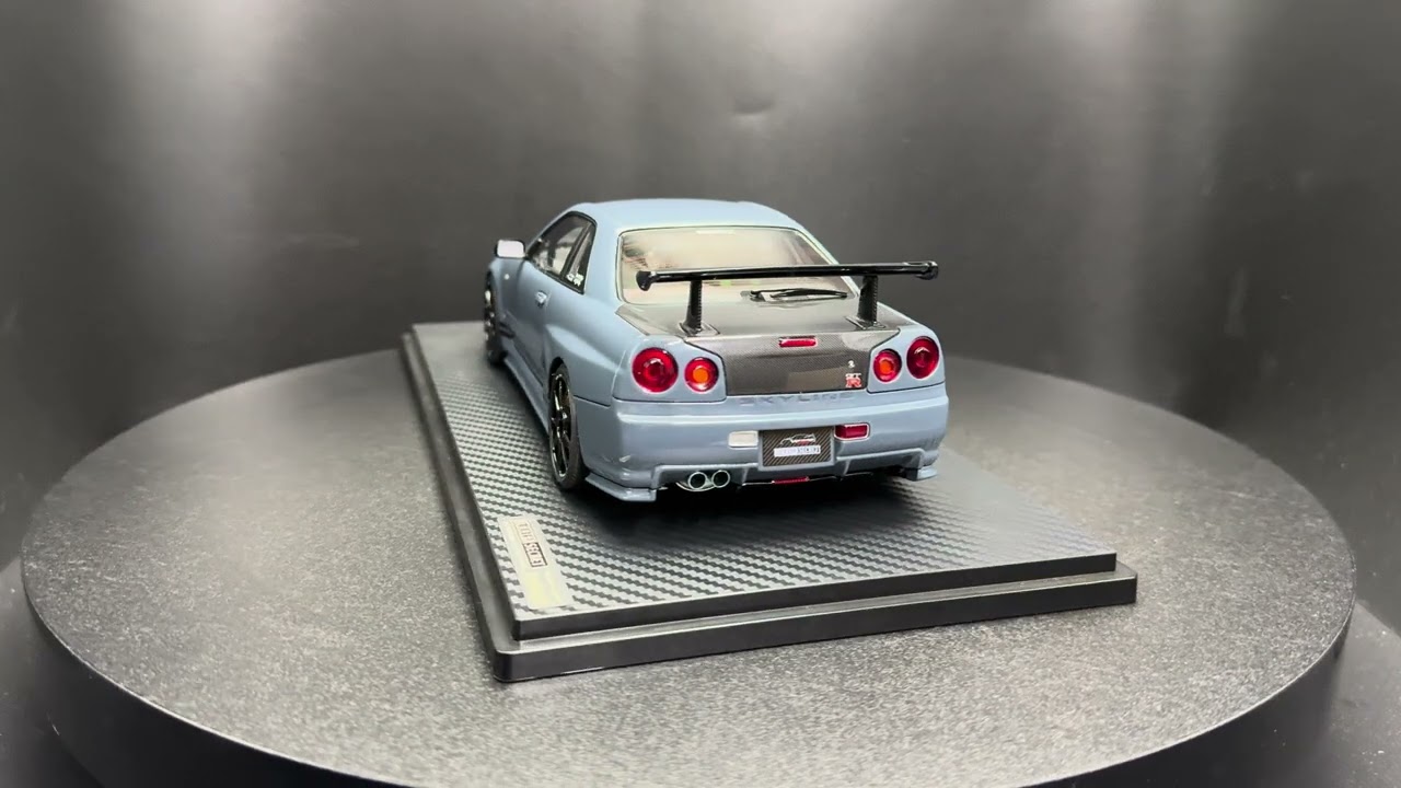 Ignition Model IG 1/18 Top Secret 34GT-R (BNR34) Stealth Gray  IG3639