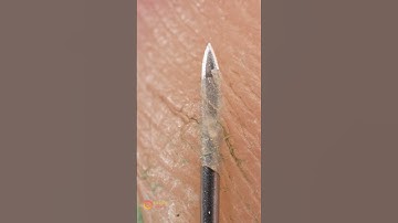 Syringe and finger in Macro | Sorry for my dirty finger #asmr #relaxing #closeup #satisfying