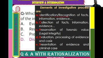 SCI 2- Special Crime Investigation 2 with interview and interrogation