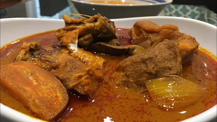 Let’s cook with me :  The Authentic Ghanaian PALM NUT SOUP  | Ghana Abenkwan