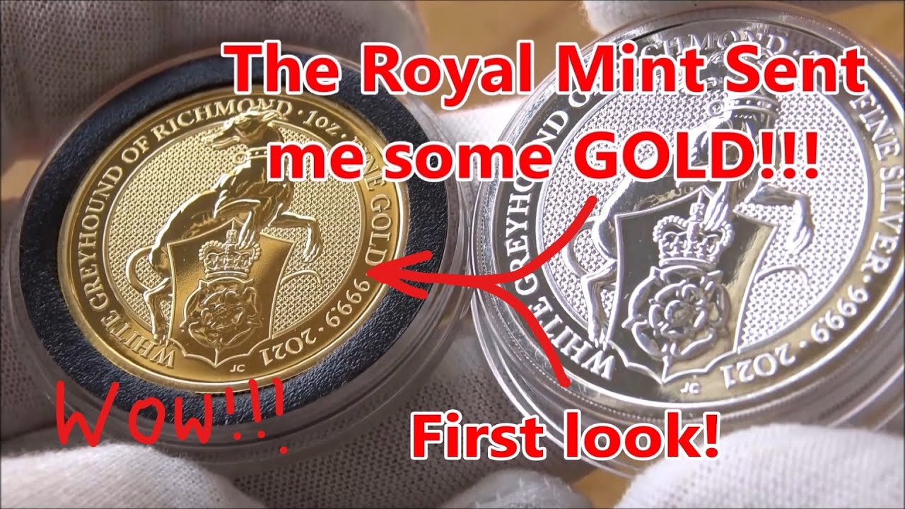 The Royal Mint Sent me GOLD and SILVER | EXCLUSIVE first look at the White Greyhound of Richmond!