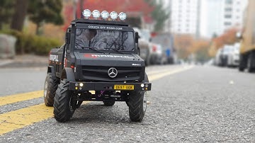 1:10 RC Unimog Rally 4x4 | Trail Run | MST CFX-W | JKRC 3D Body