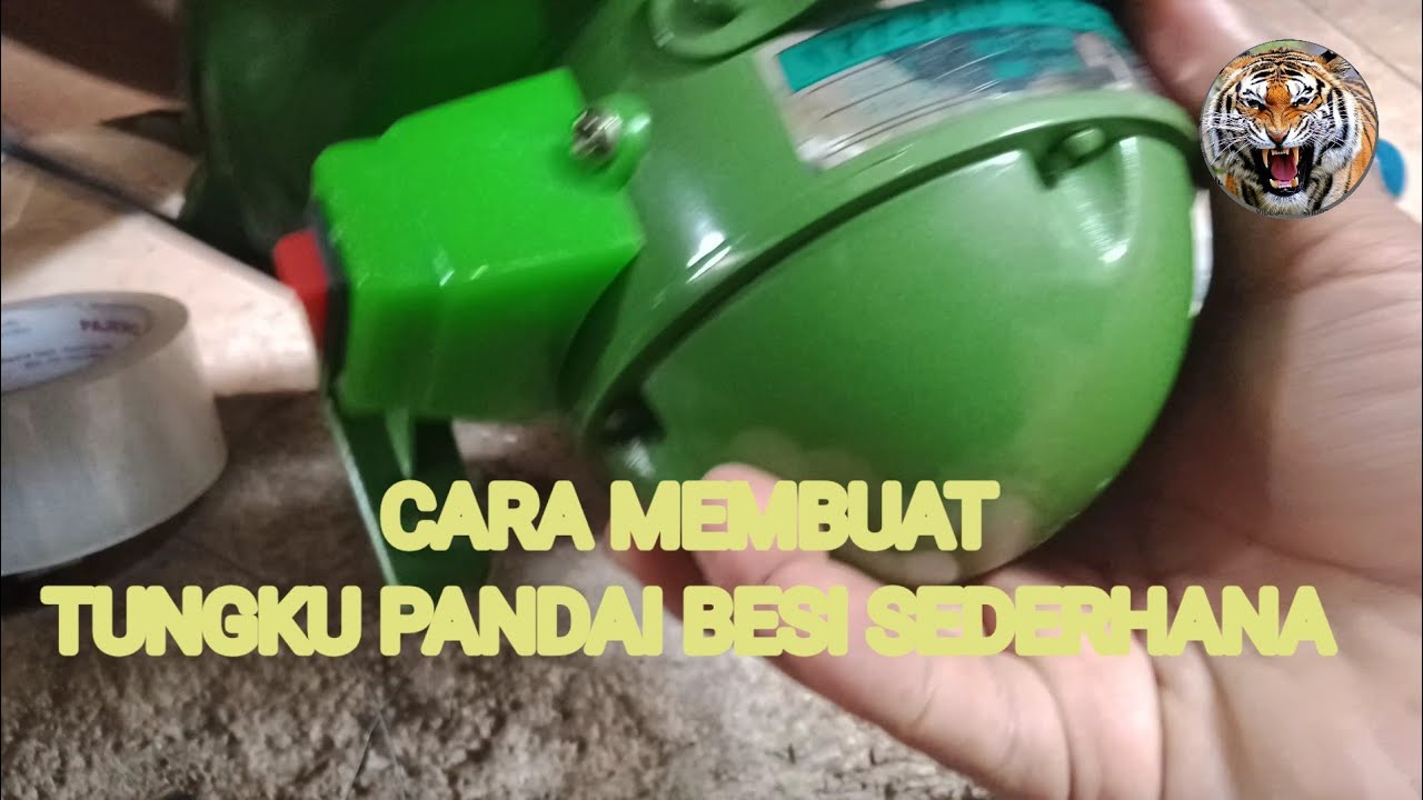 Cara membuat tungku pandai besi sederhana