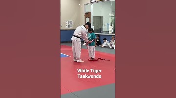 Thumbnail of Got my new belt #taekwondo #kids #mma