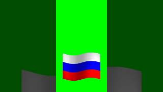 Флаг России Футаж На Зеленом Фоне #Shorts